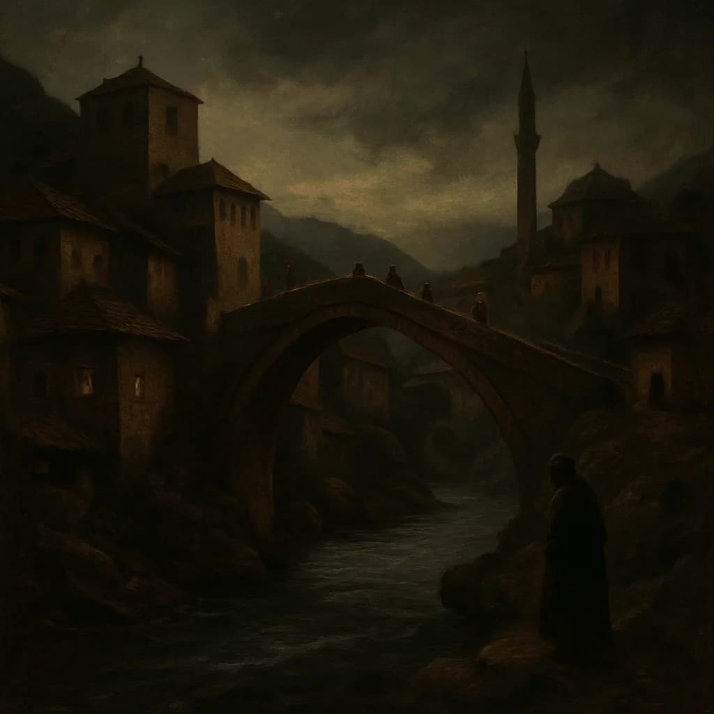 A Crooked Bridge in Mostar