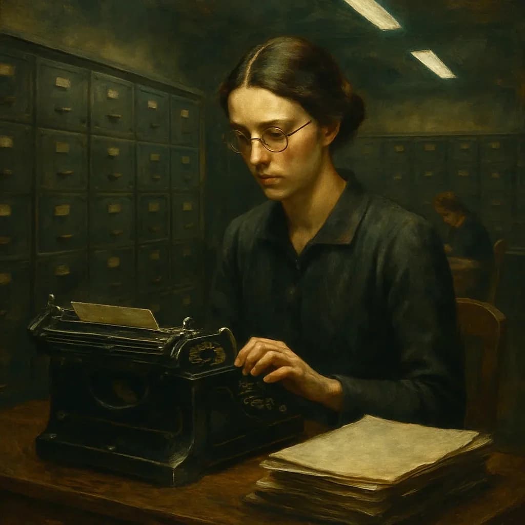 She Typed Hitler's Final Solution in 1922