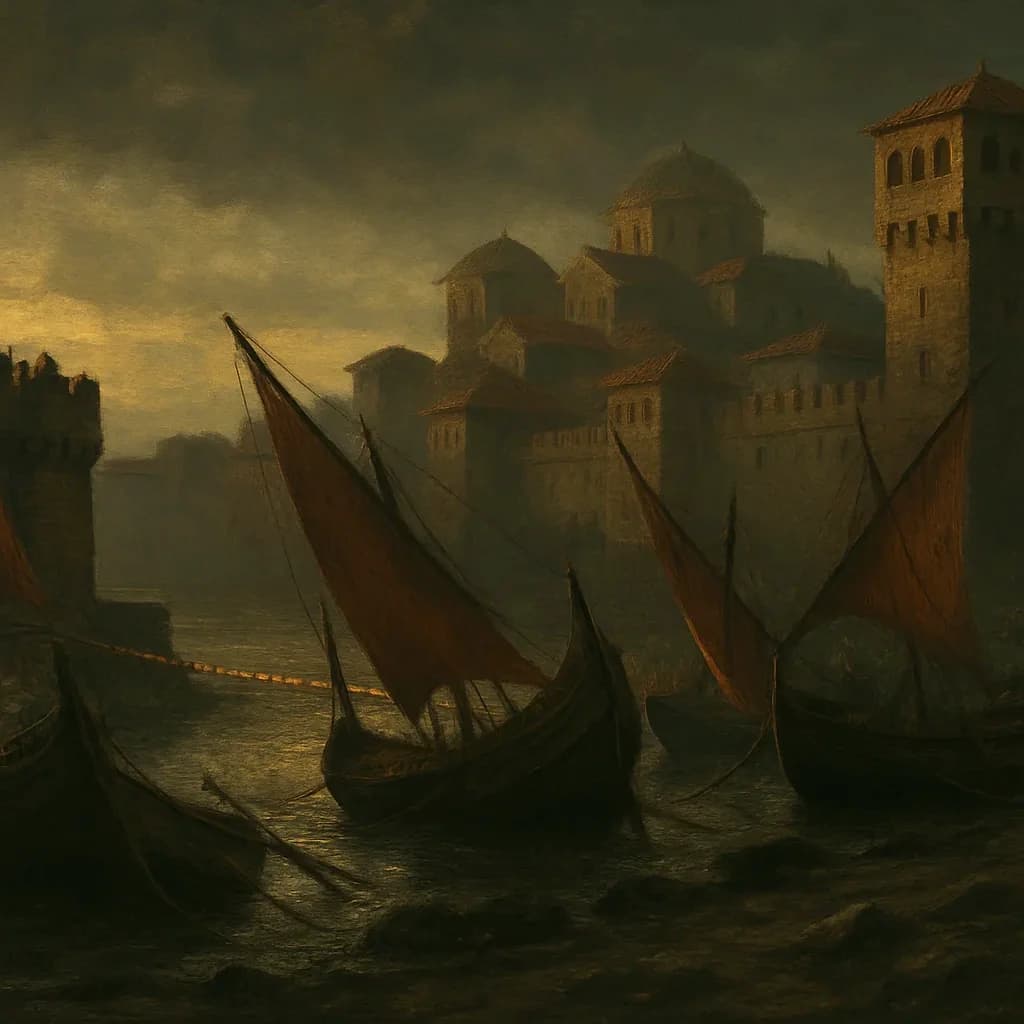 Mud, Not Warships: How Constantinople Survived the Arab Fleets
