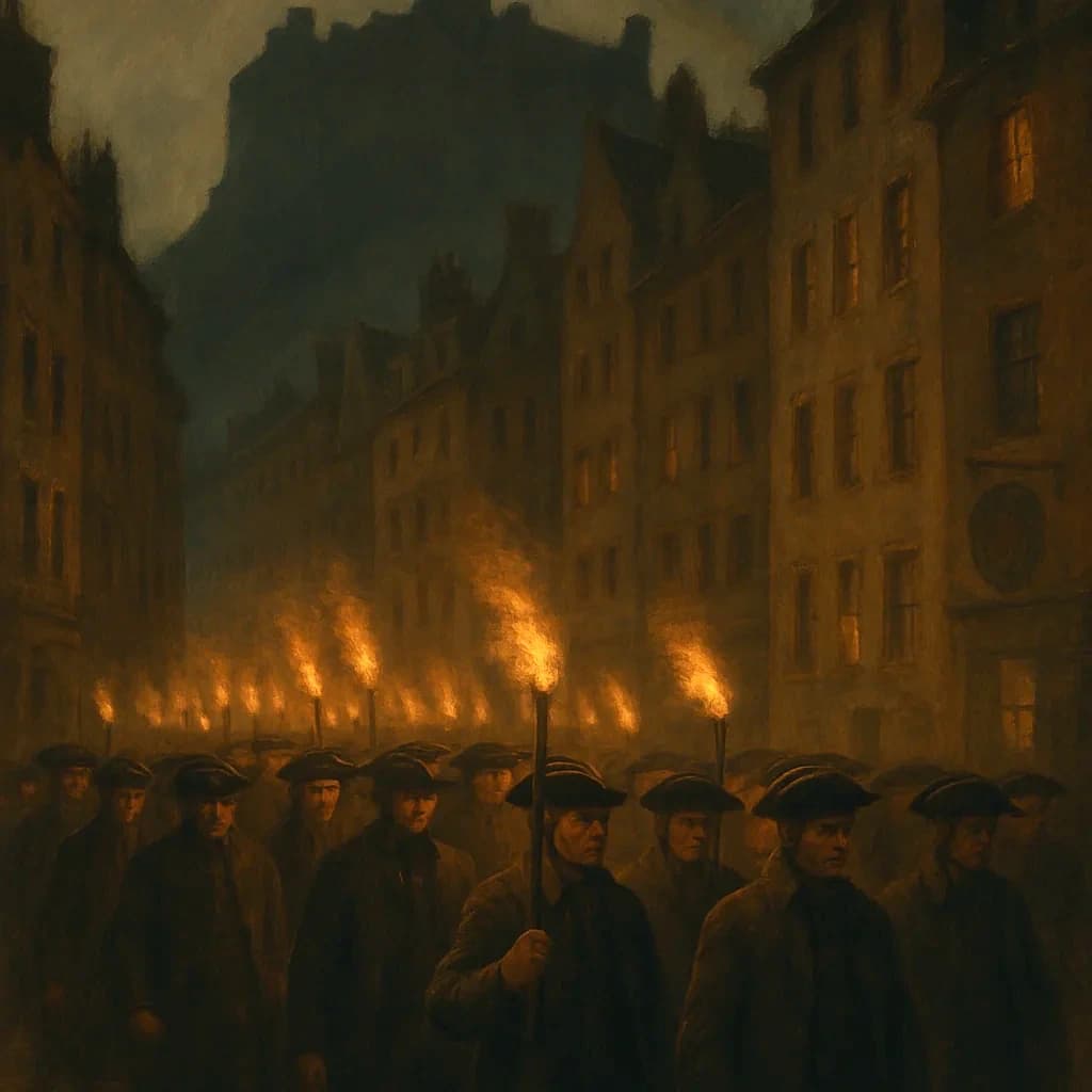 An Edinburgh Mob Hanged a Captain and Defied Parliament