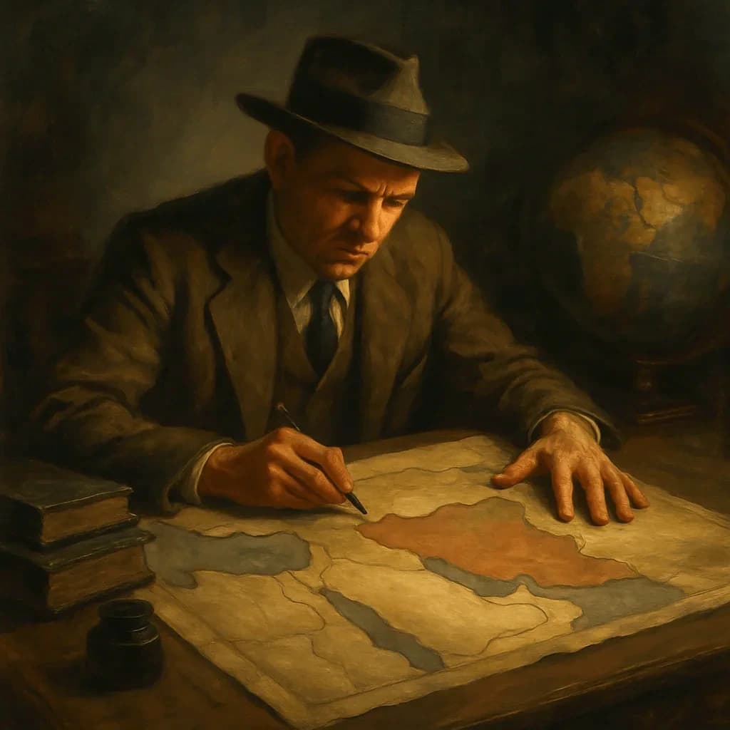 He Drew Iraq From a London Desk