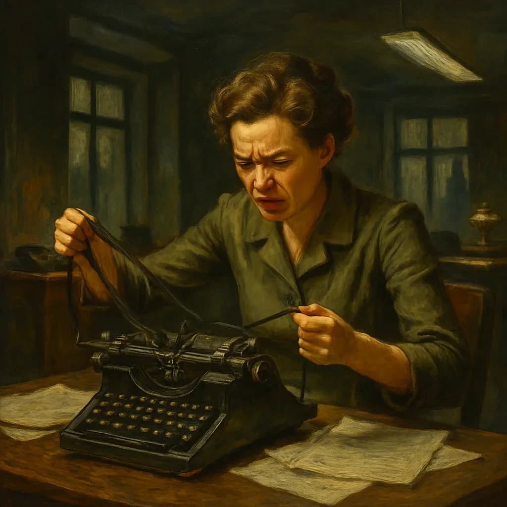 The Typewriter Ribbon That Almost Ended the World