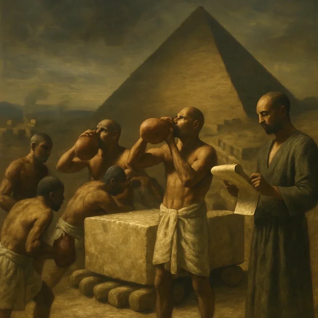 The Pyramid Builders Weren't Slaves: They Had Beer and Healthcare
