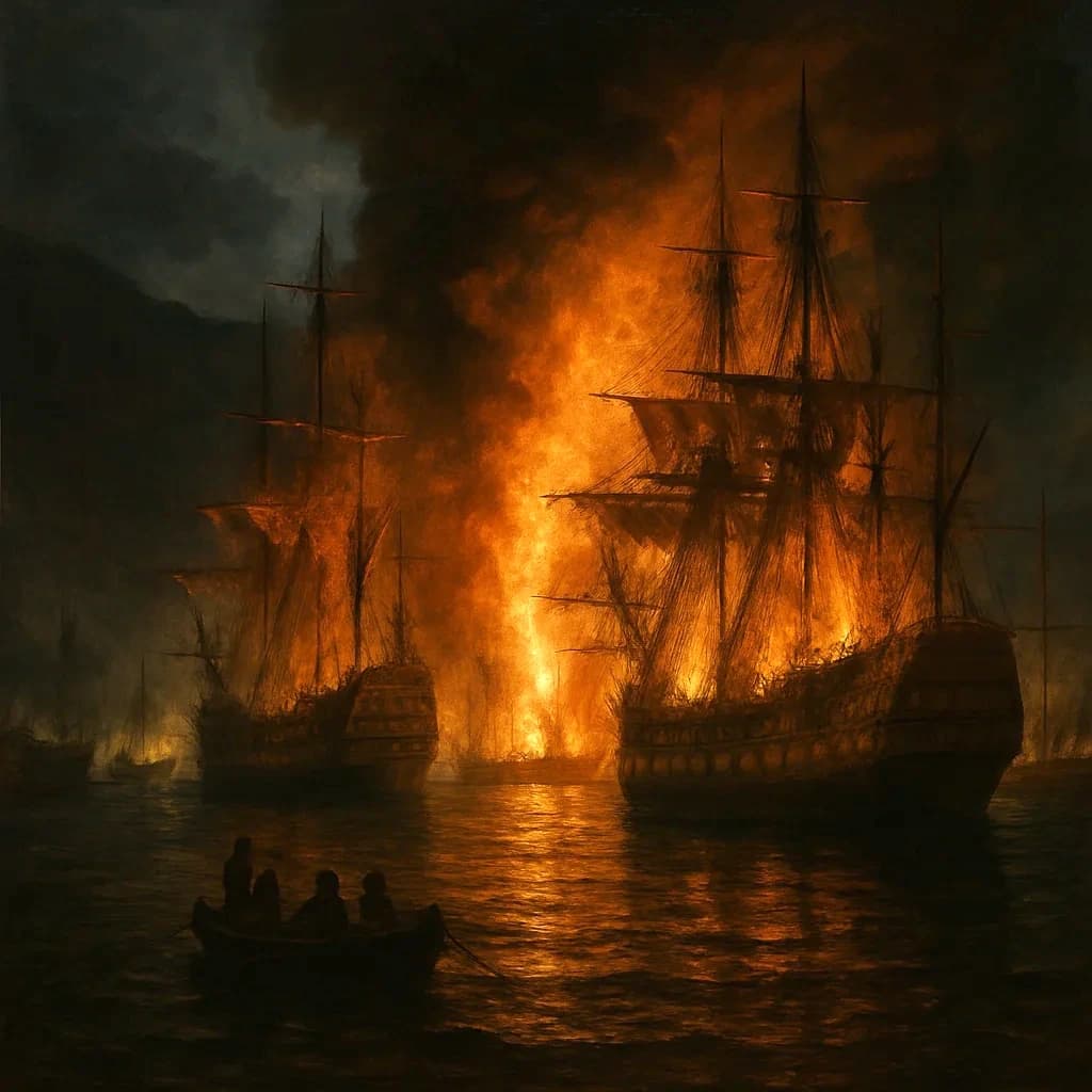 How Crooked Ledgers Burned a Navy