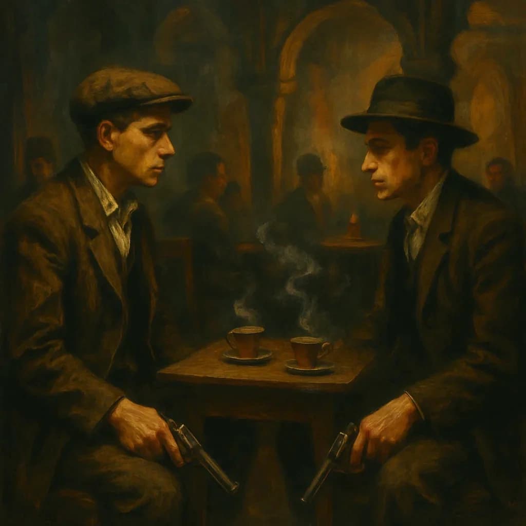 The Midnight Duel in a Sarajevo Coffeehouse