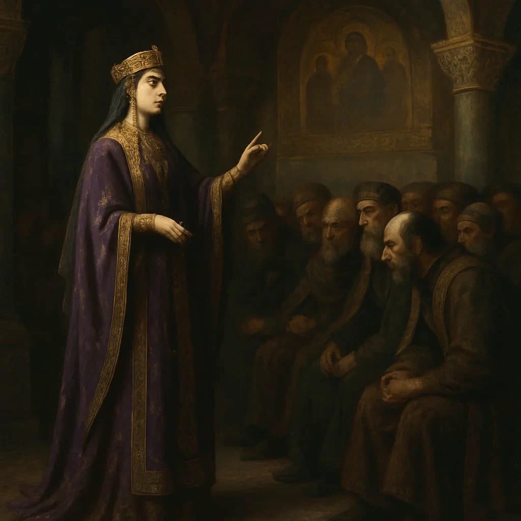 Twelve Years Ruling Byzantium Without a Public Word