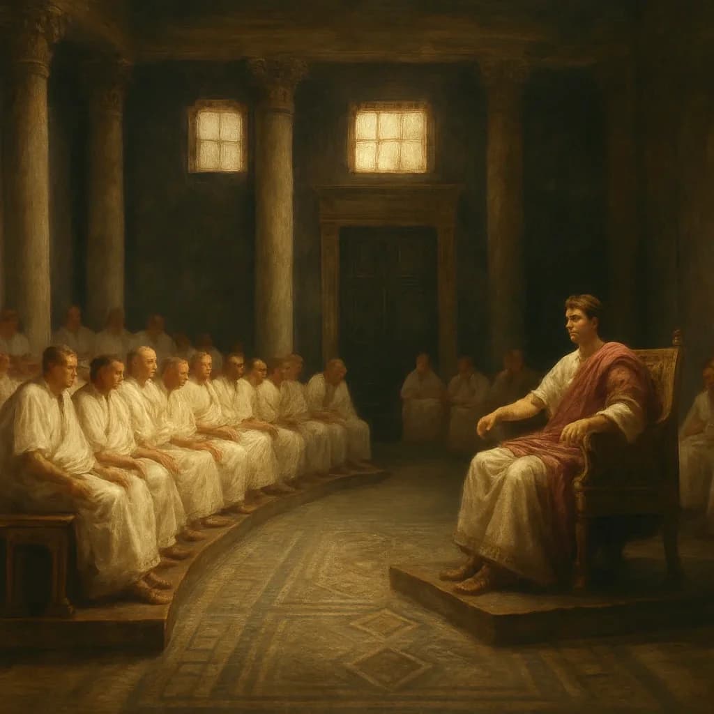 A Senator's Bad Stomach Saved Augustus Caesar