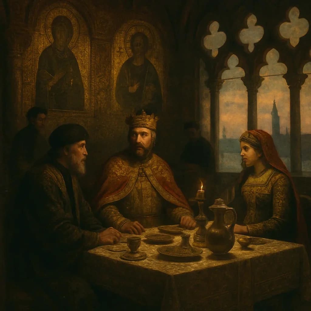 A Pope and an Emperor, Brought to the Same Table