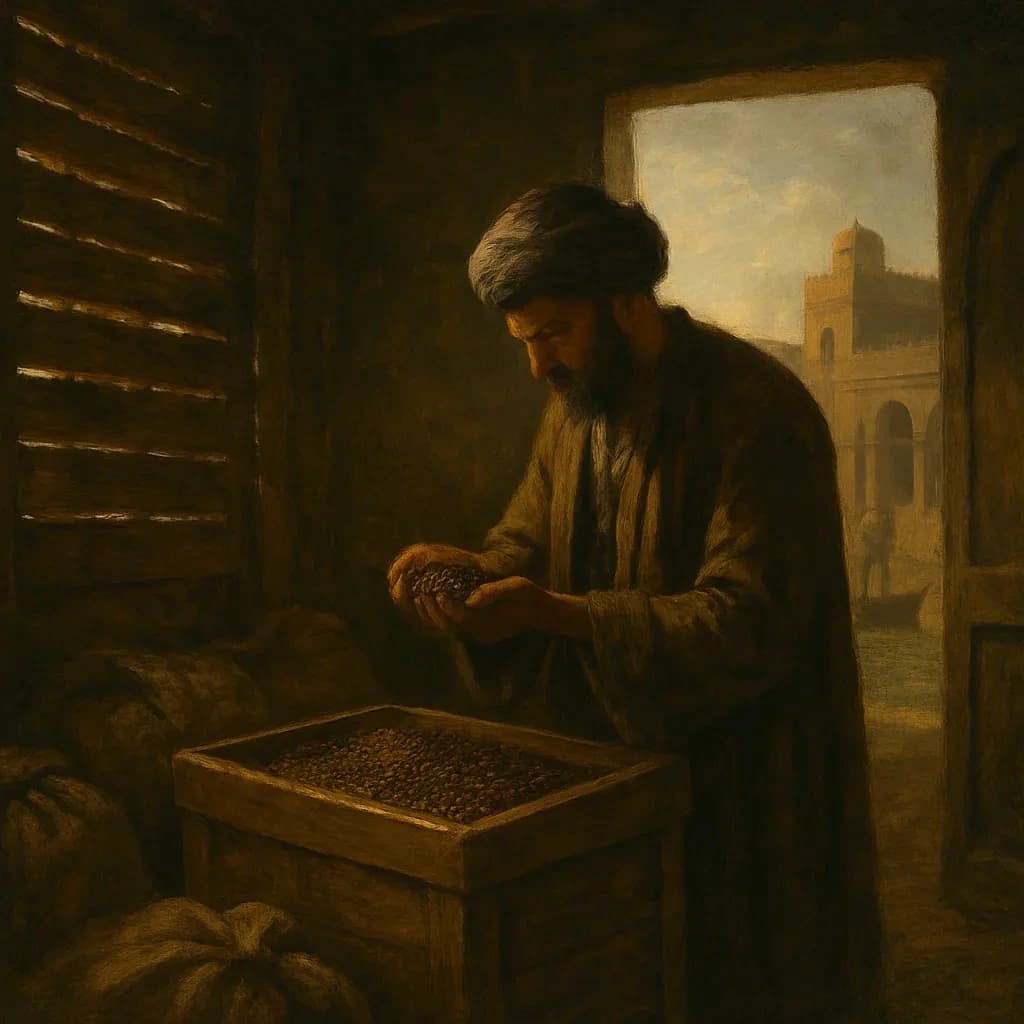 Seven Coffee Beans Smuggled in a Pilgrim's Robe