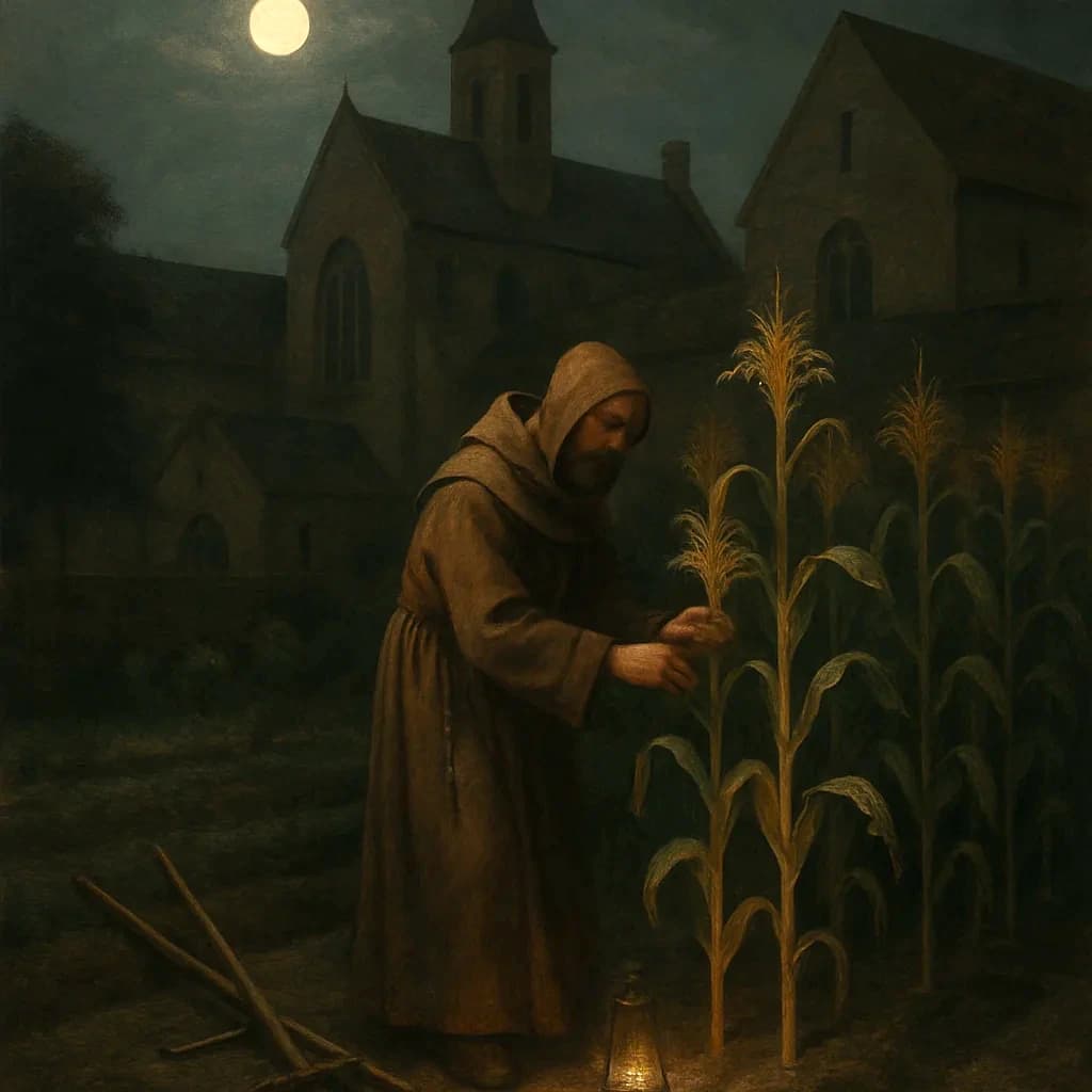 A Monk Grew Maize 145 Years Before Columbus