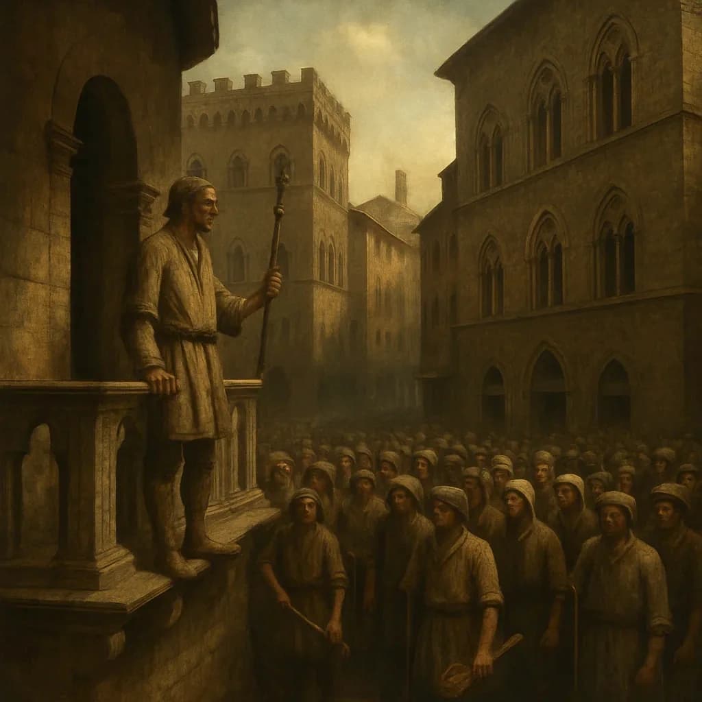 A Cloth-Shearer Seized Florence in 1378