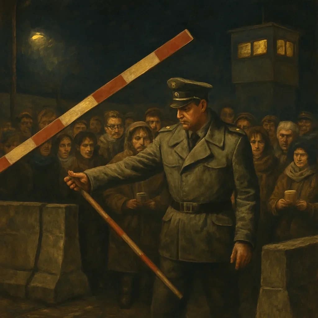 A Tired Border Guard Opened the Berlin Wall Nine Hours Early