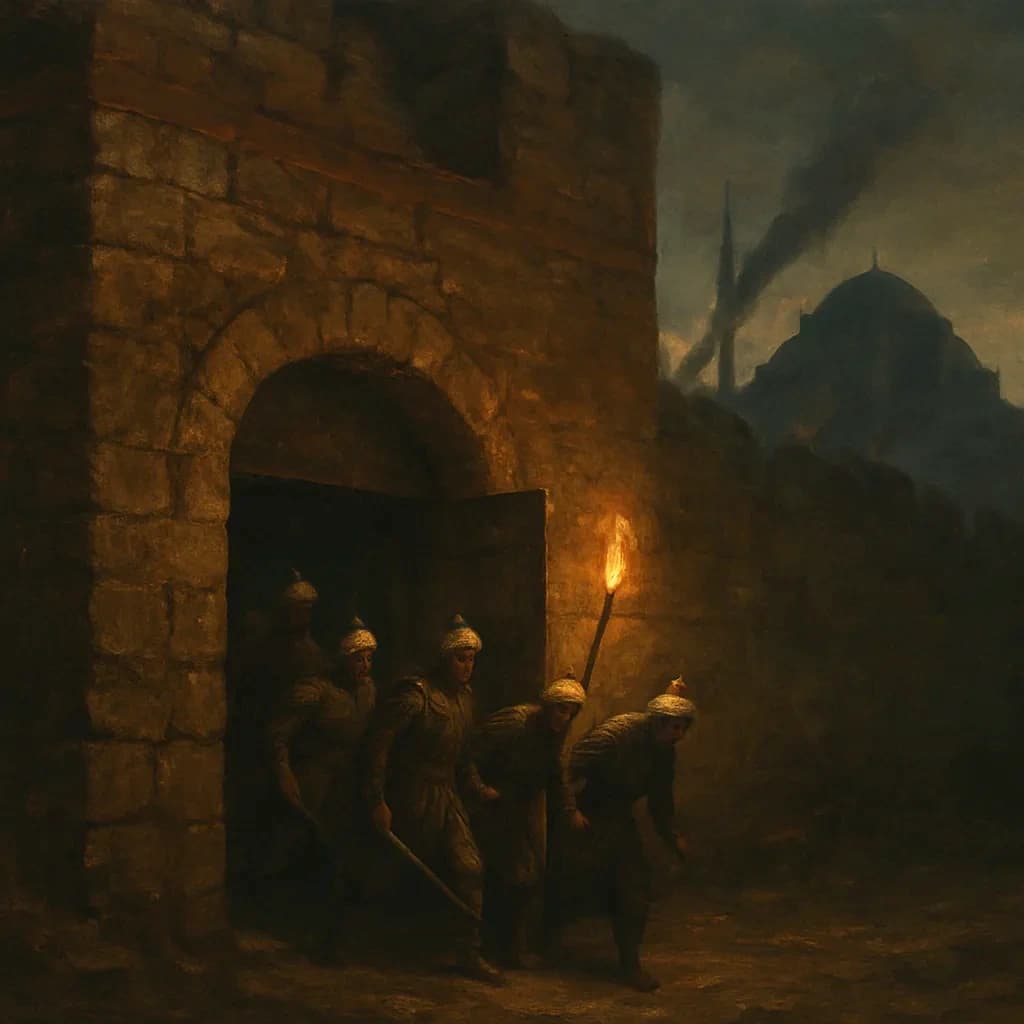 Constantinople, 1453: The Side Gate Nobody Locked