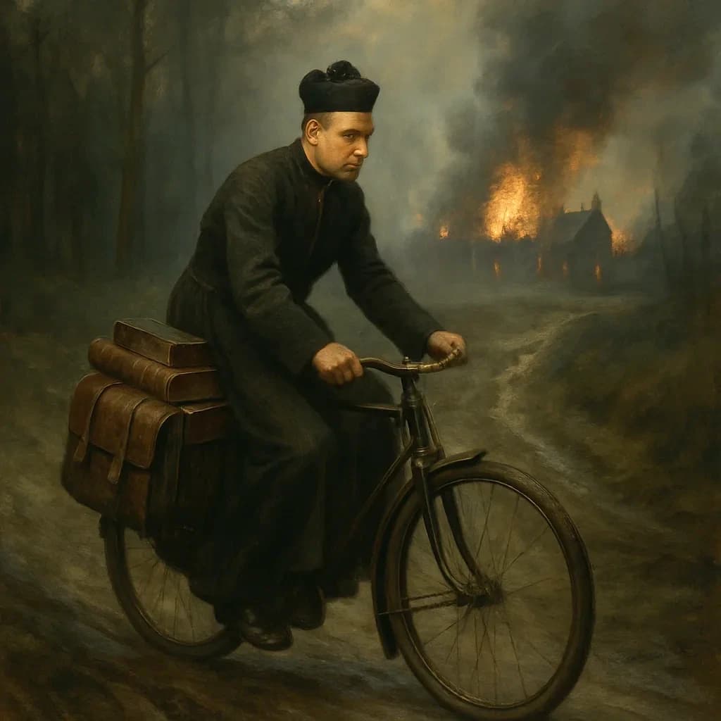 Smuggling 40,000 Manuscripts Out of Louvain by Bicycle