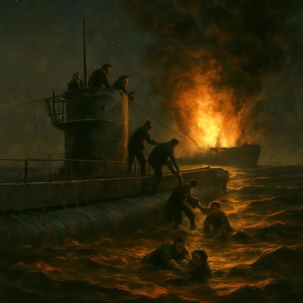 The U-Boat Rescue That Set the Sea on Fire