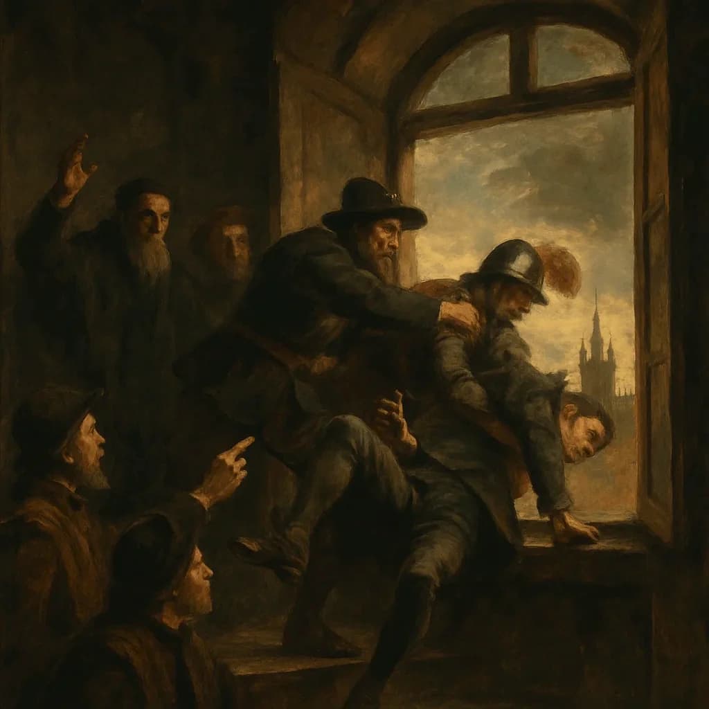 Defenestration in Prague: When a Window Killed Eight Million
