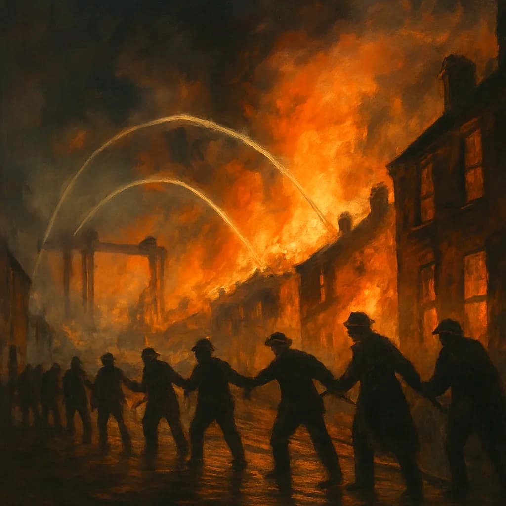 Neutral Ireland Sent Its Fire Engines to Burning Belfast