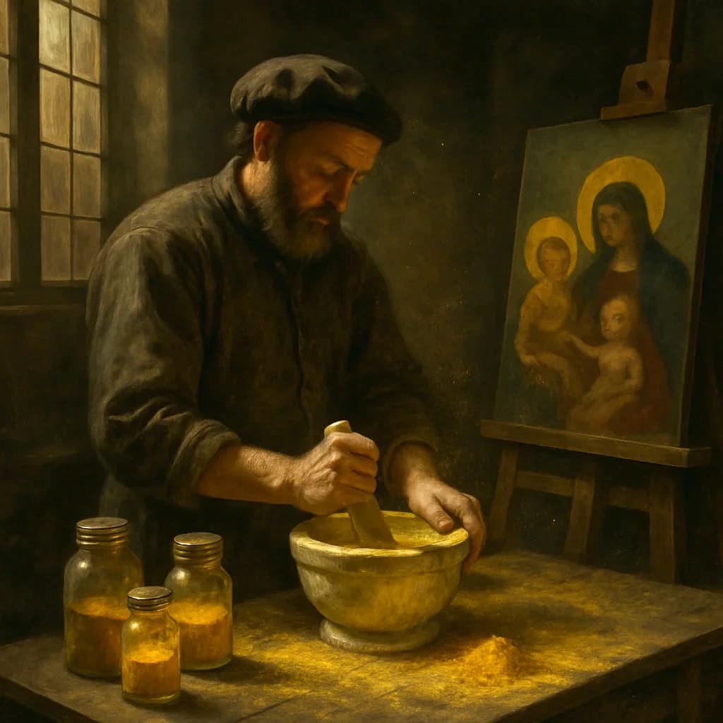 The Golden Paint That Slowly Poisoned the Masters