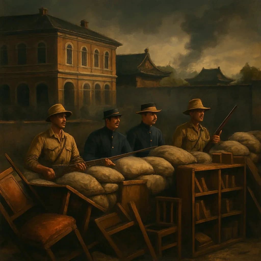 Peking's Diplomats Survived 55 Days Under Siege