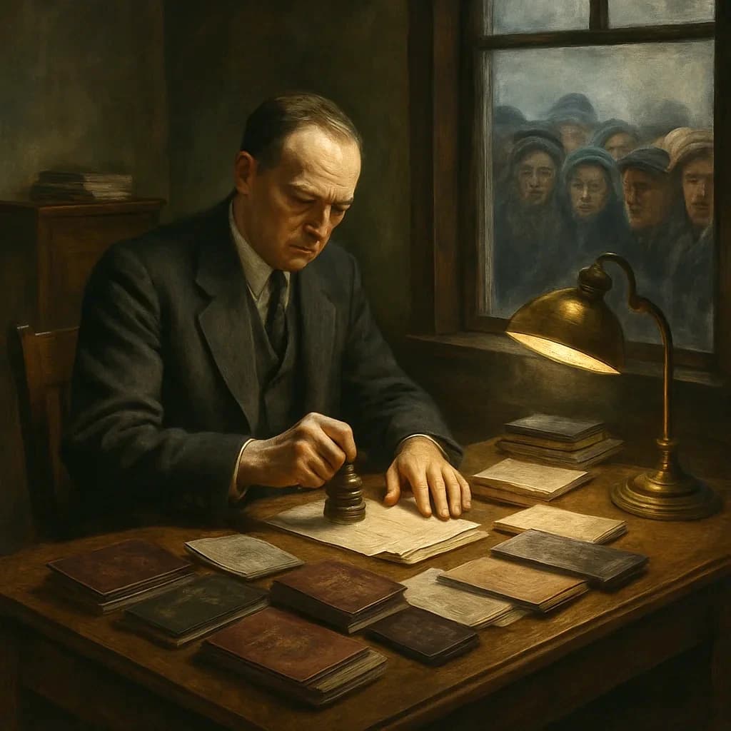 The Spy Who Stamped 10,000 Jews to Safety