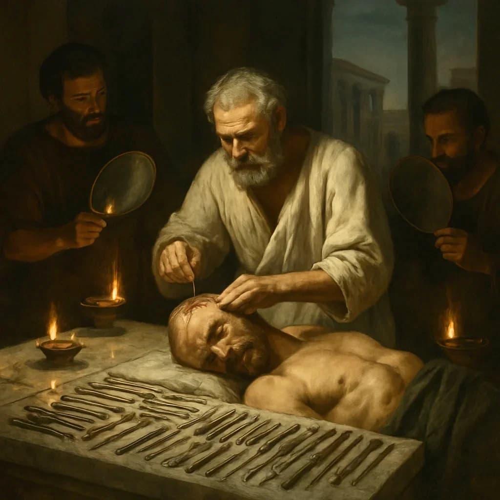 Brain Surgery in Roman Alexandria, a Thousand Years Early