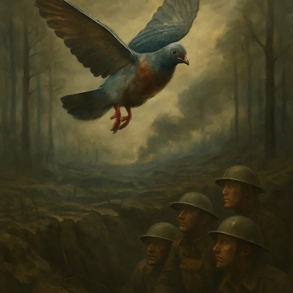 The Wounded Pigeon Who Saved 194 Men