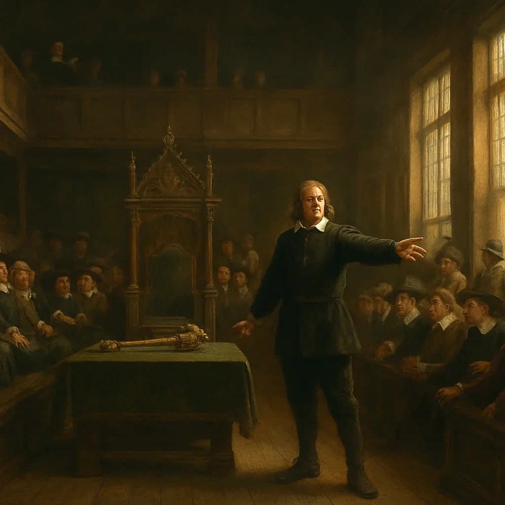 Cromwell Shut Down Parliament for Eleven Years