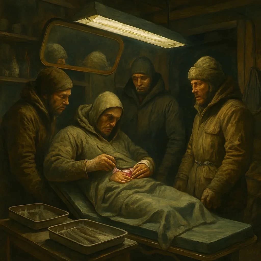 He Removed His Own Appendix in Antarctica