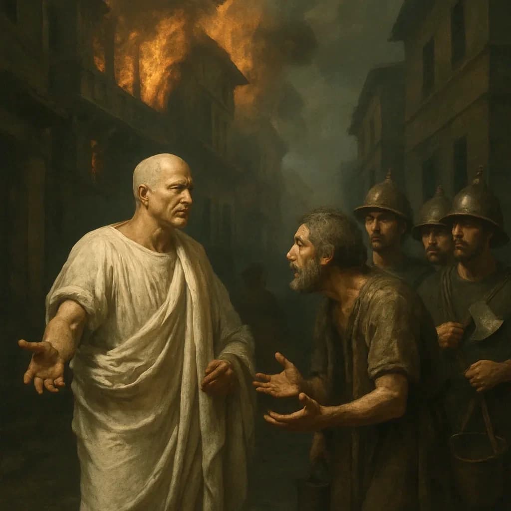 When Rome Fired Its Own Firefighters