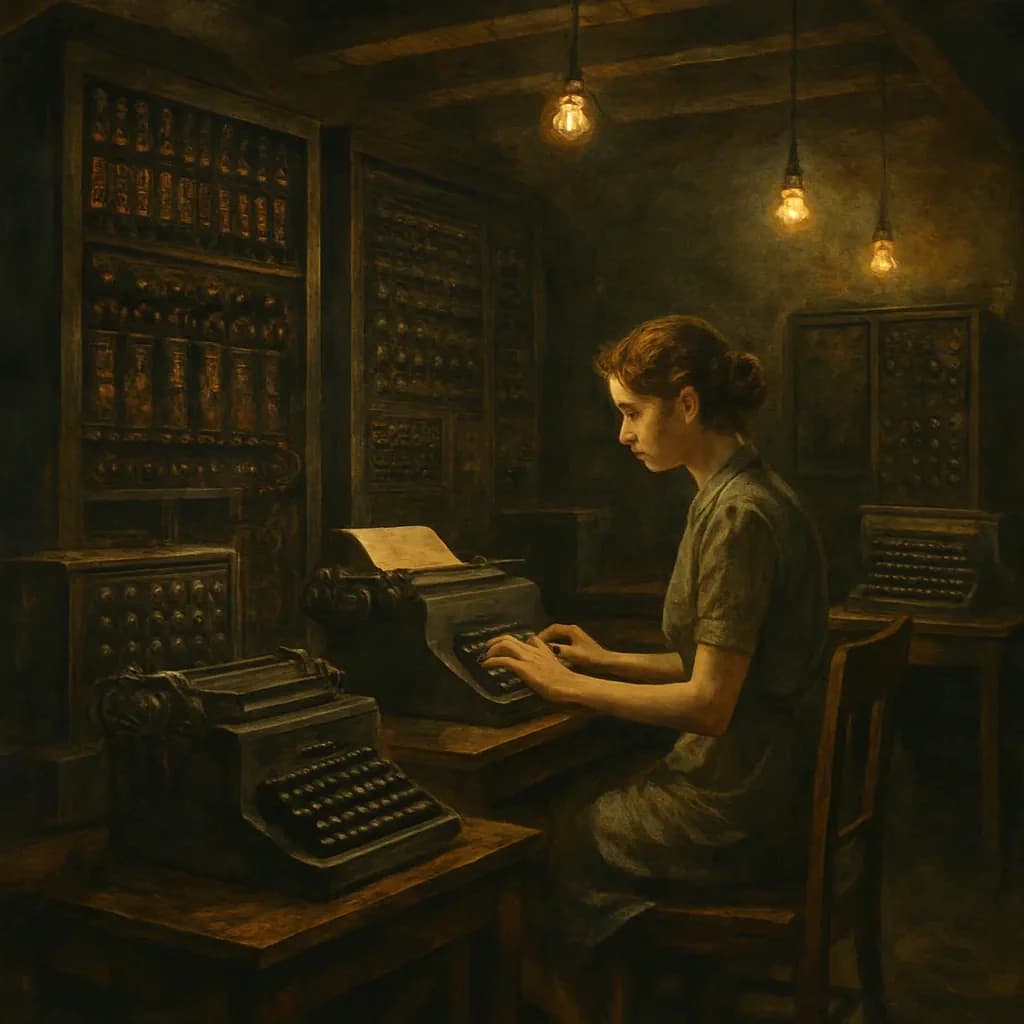 She Typed Hitler's Secret Conversations Without Understanding a Word