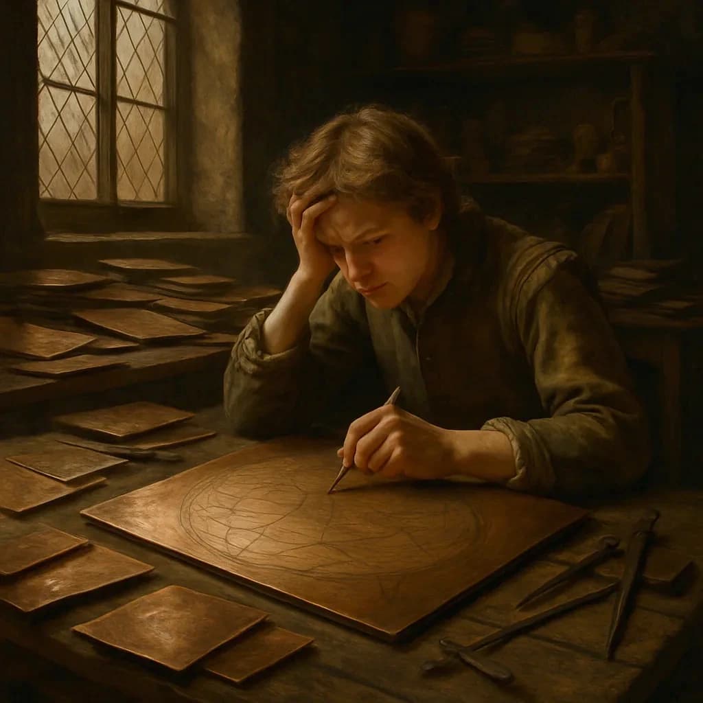 He Couldn't Copy His Father's Map Correctly