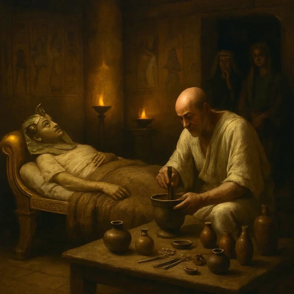 Did His Own Doctors Poison Tutankhamun's Cure?
