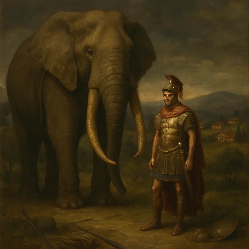 The Elephant That Crossed the Alps and Won Nothing