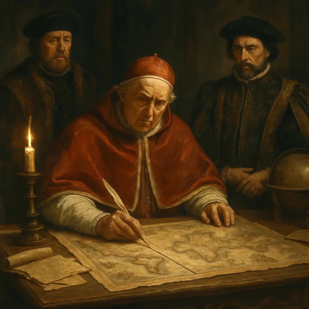 A Pope Drew a Line and Split the Globe