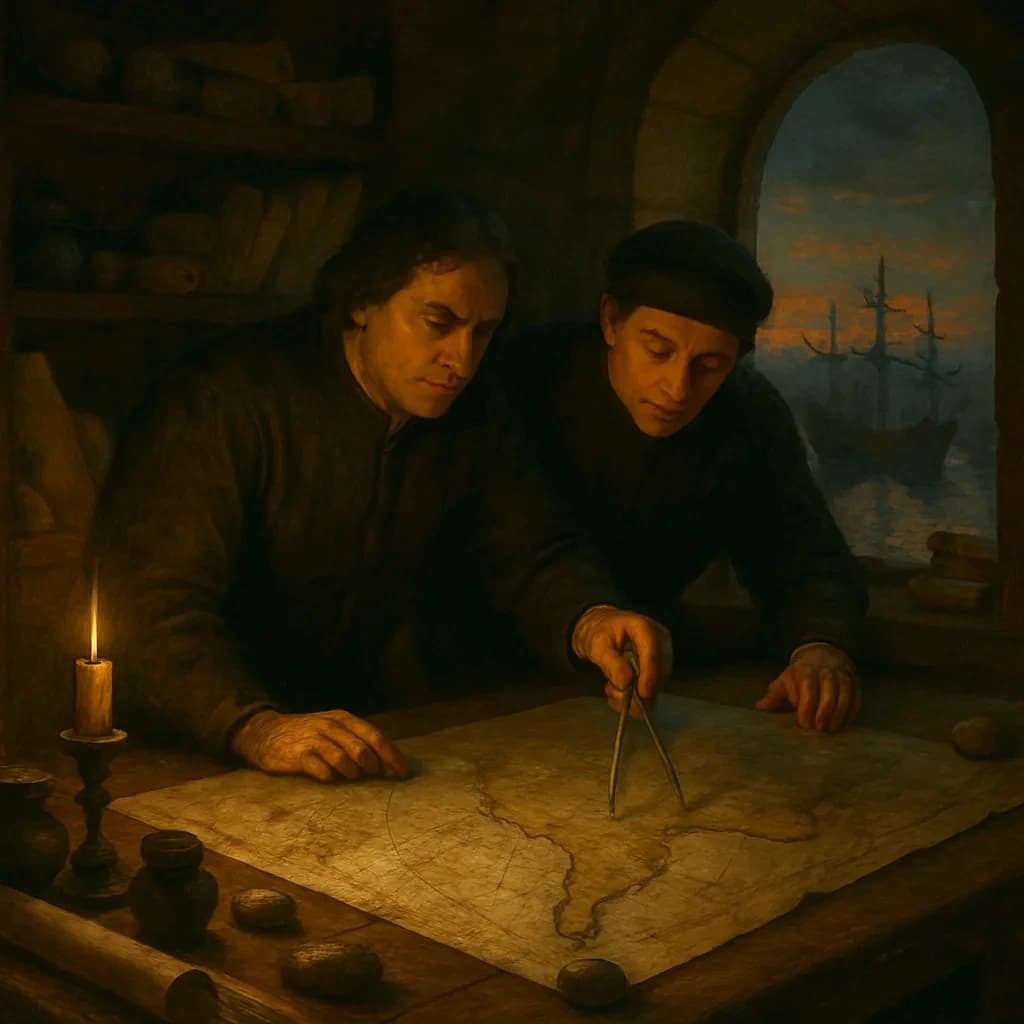 Columbus Sailed West on a Faulty Map